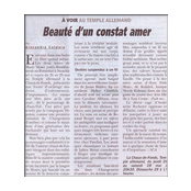 L'Express - L'Impartial, 25 mai 2005